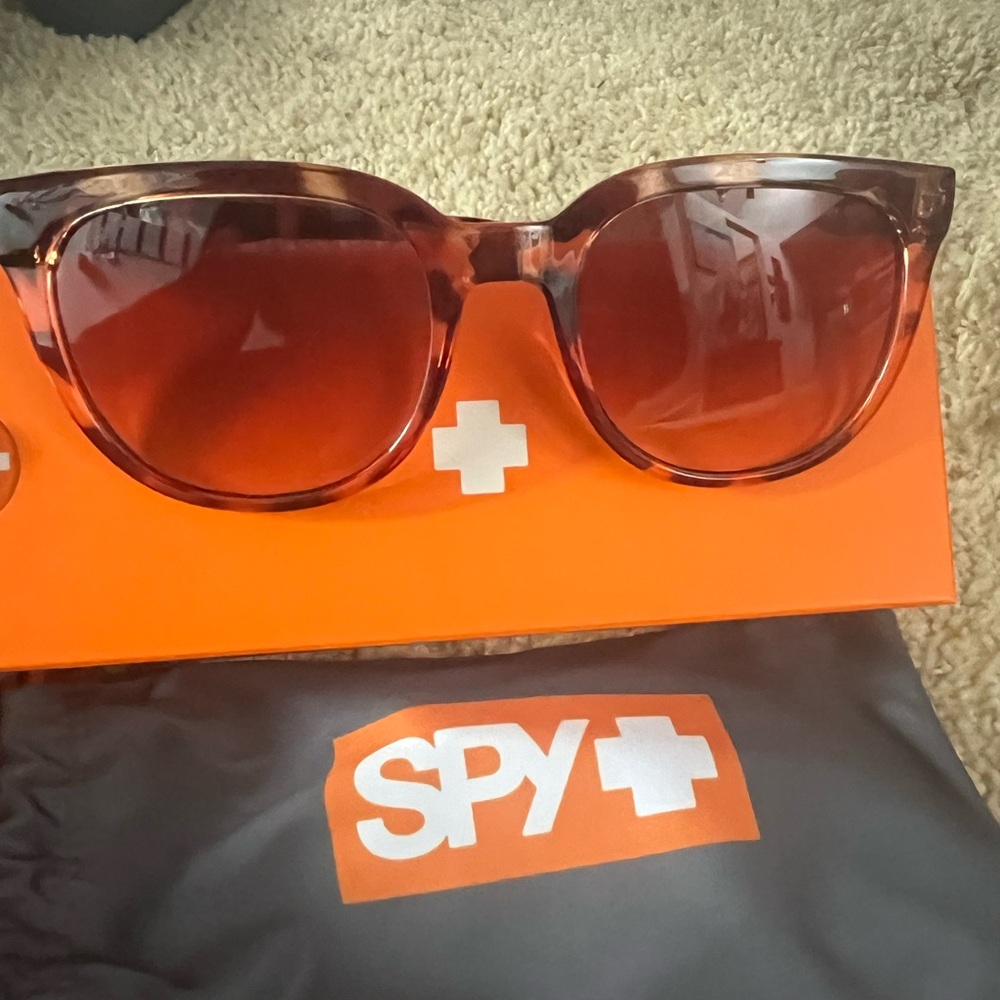 SPY Bronze Peach pink fade Sunglasses - Picture 4 of 4